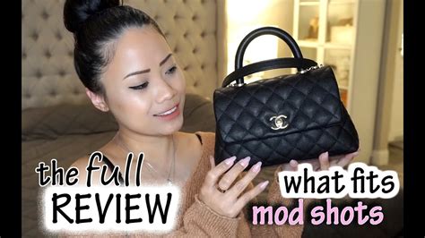 chanel mini mod yoga|Chanel Mini Coco Handle review: what fits, mod shots..